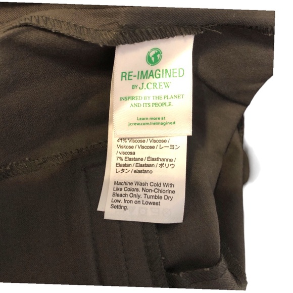 J. Crew Women's New Remi Bi-Stretch Cotton Pants Thunder Grey Slacks Size 2 NWT - Picture 9 of 15